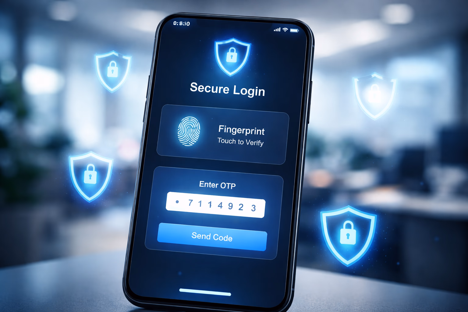 dhaka64 account protection illustrated with two-factor verification and anti-phishing shield
